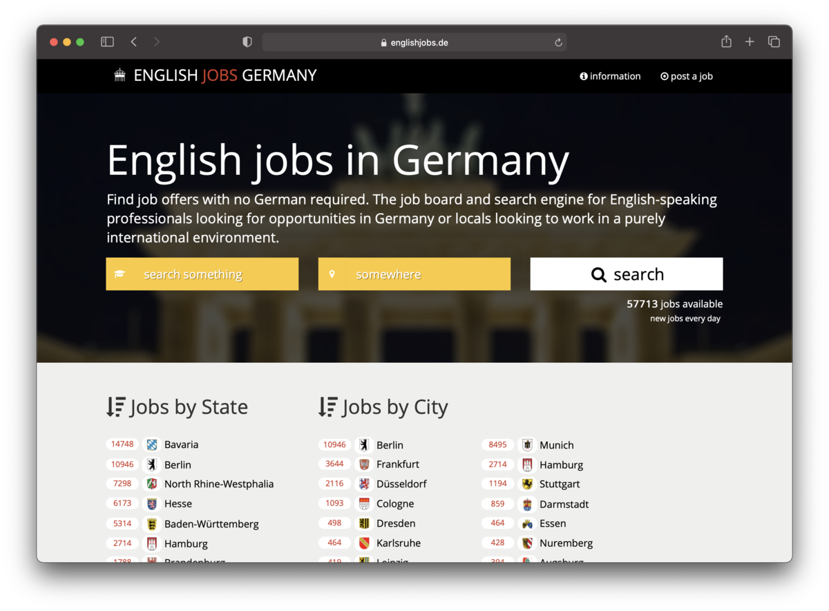 English-speaking jobs in Germany